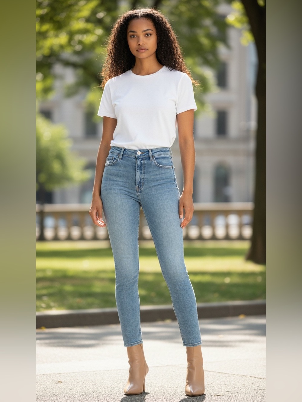 NWT GRLFRND The Kendall High Rise Stretch Skinny Size 25 in bay ridge